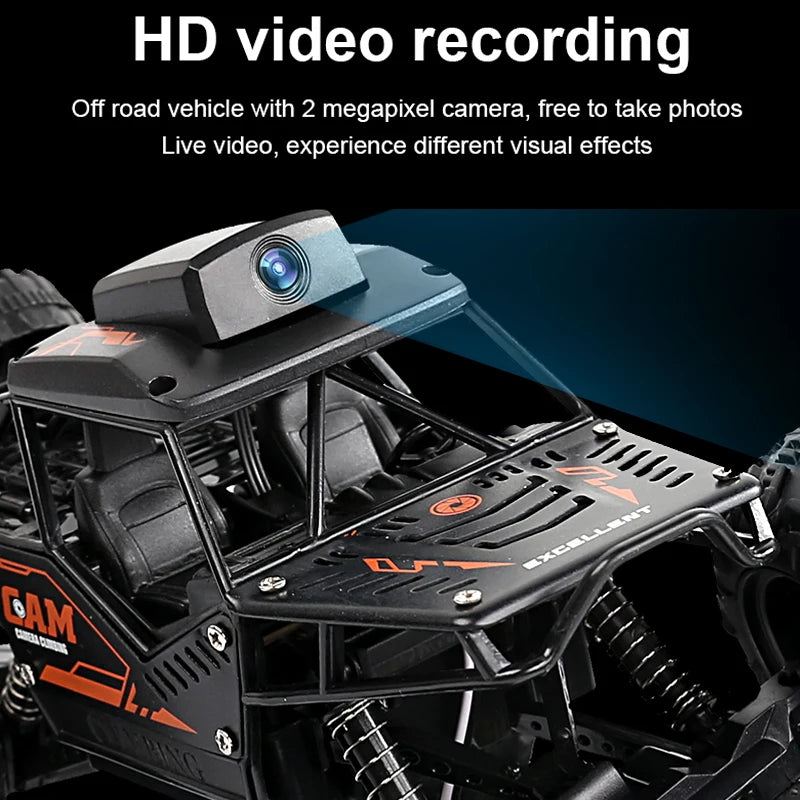 1:18 RC Car 720P WiFi FPV Camera 2.4G | SUV Stunt Climbing Remote Control Toy