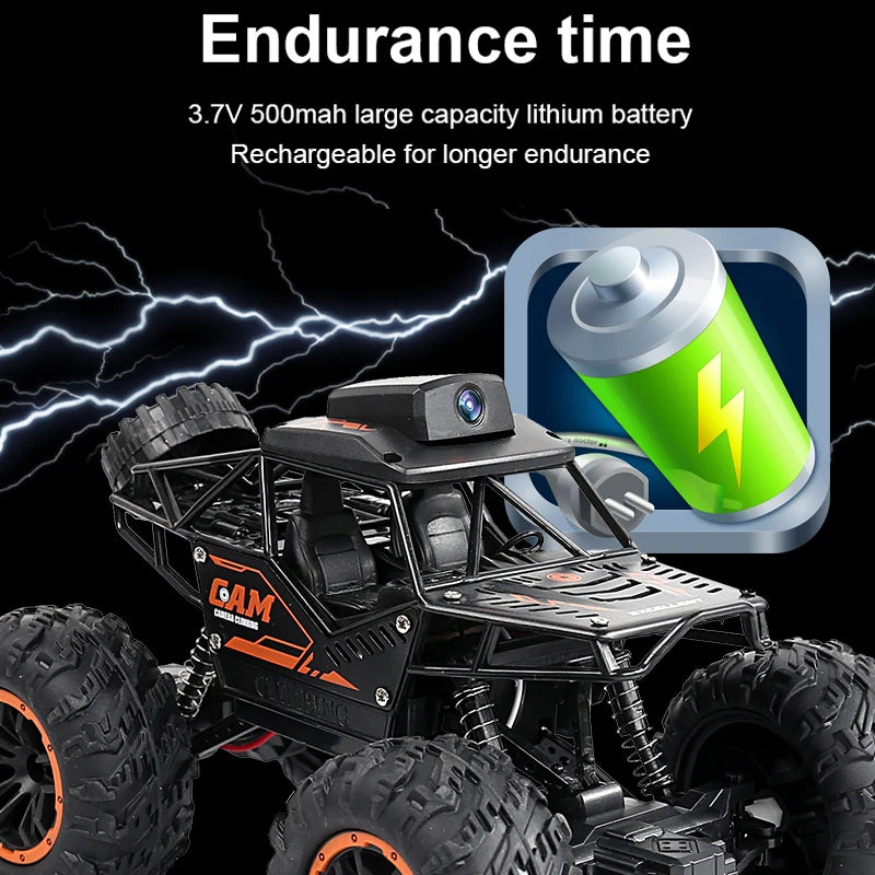 1:18 RC Car 720P WiFi FPV Camera 2.4G | SUV Stunt Climbing Remote Control Toy