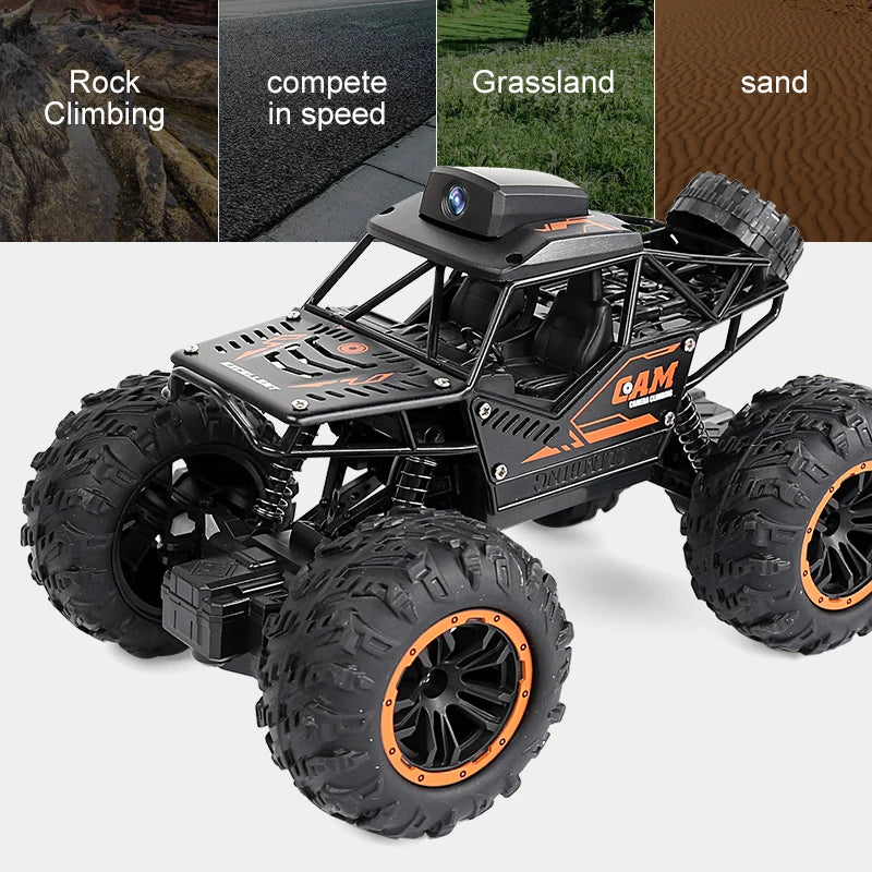 1:18 RC Car 720P WiFi FPV Camera 2.4G | SUV Stunt Climbing Remote Control Toy
