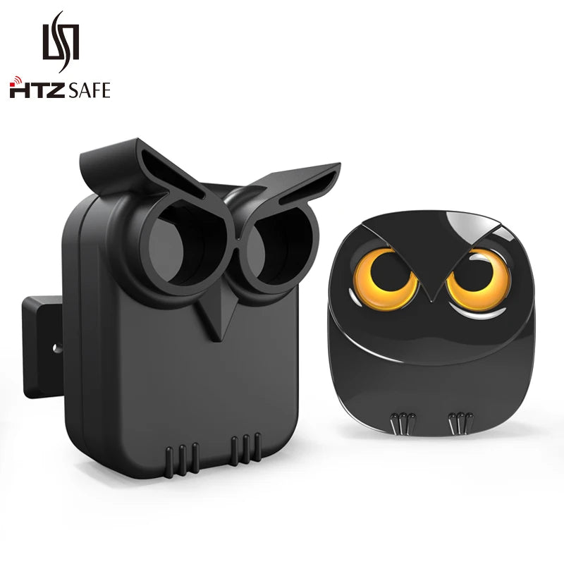 HTZSAFE Wireless Driveway Alarm System | Waterproof PIR Detector + Receiver