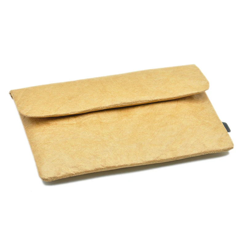 Quoko Vintage Paper-Texture Laptop Sleeve 13–16" | MacBook Air/Pro Dell Huawei Case