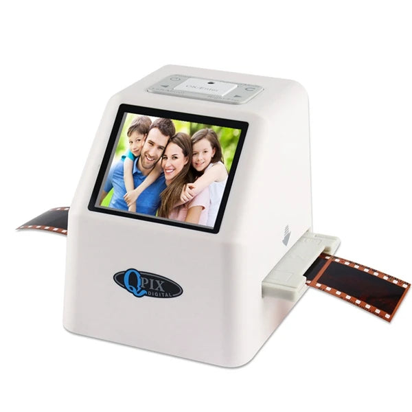 QPIX 35mm Film Scanner 22MP | Negative Slide 110 135 126KPK Digital Converter 2.4" LCD