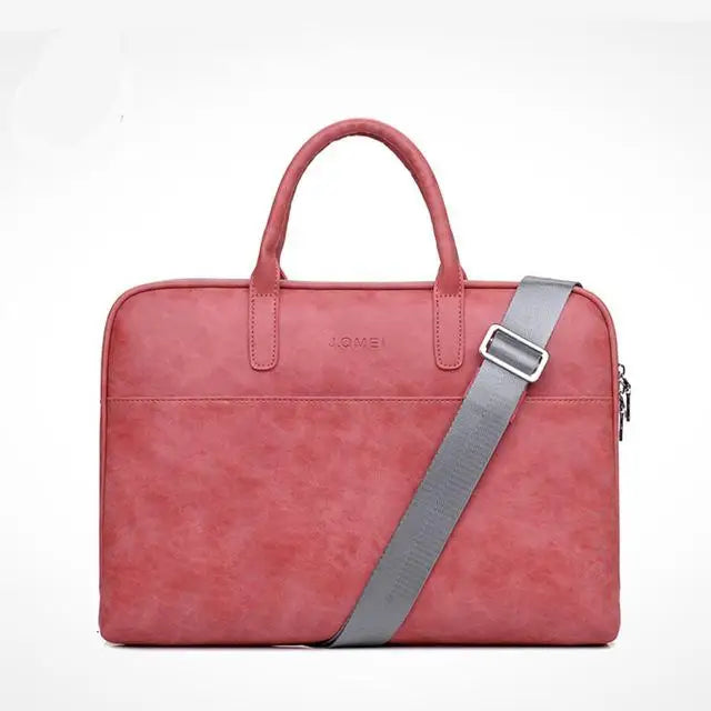 Jofoocow PU Waterproof Laptop Briefcase 13–15" | Scratch-Resistant Shoulder Bag