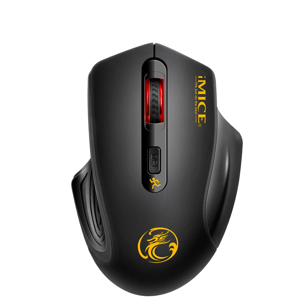 Wireless Mouse 2000DPI 2.4GHz USB | Adjustable Optical Ergonomic Gaming Mice