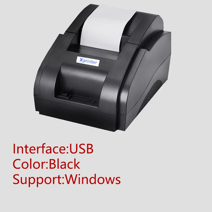 Xprinter 58mm Thermal Receipt Printer USB+BT | Android iOS POS Ticket Bill Machine