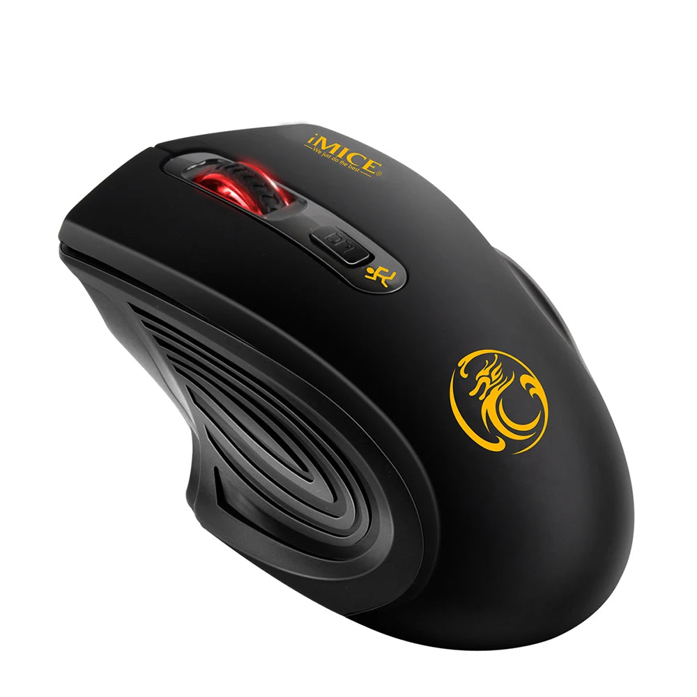 Wireless Mouse 2000DPI 2.4GHz USB | Adjustable Optical Ergonomic Gaming Mice