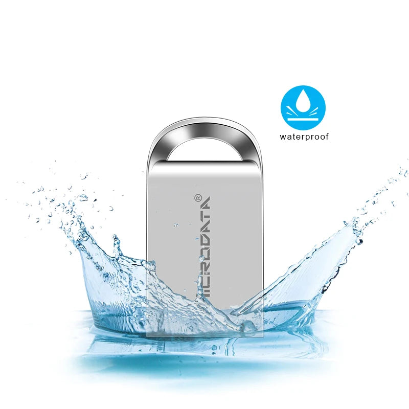 MicroDrive Mini Metal USB Flash Drive | 1GB–128GB Custom Logo Personalised Pen Drive