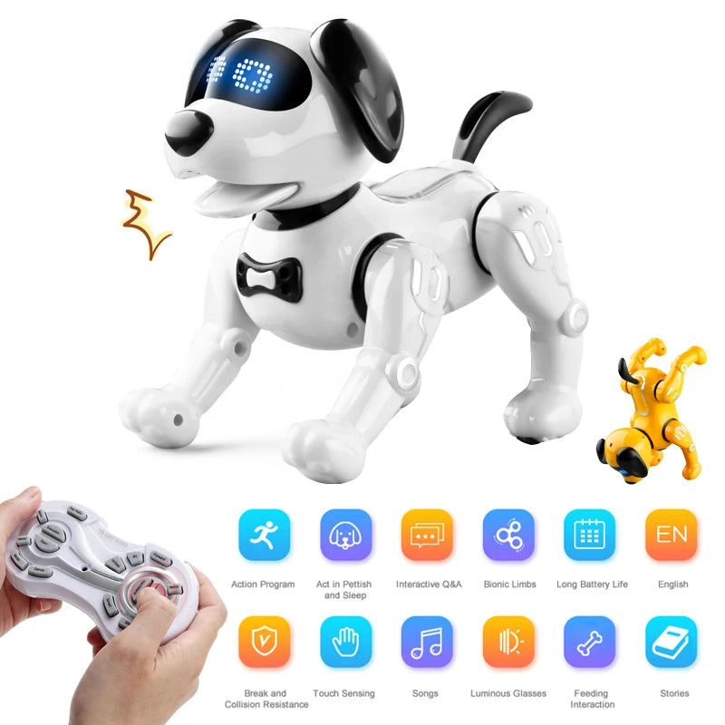 JJRC RC Robot Dog | Smart Talking Programming Dance Interactive Intelligent Toy