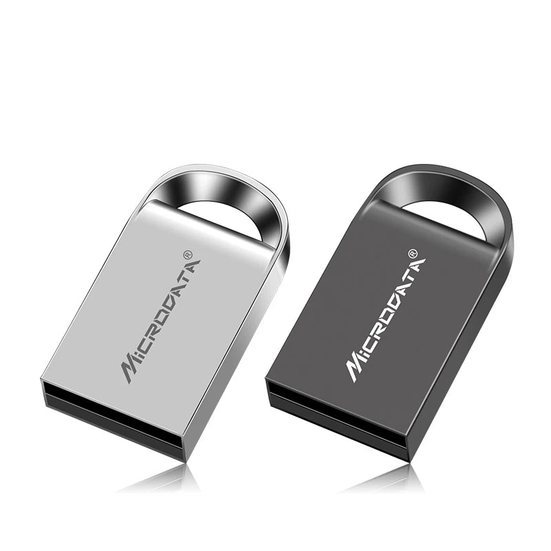 MicroDrive Mini Metal USB Flash Drive | 1GB–128GB Custom Logo Personalised Pen Drive