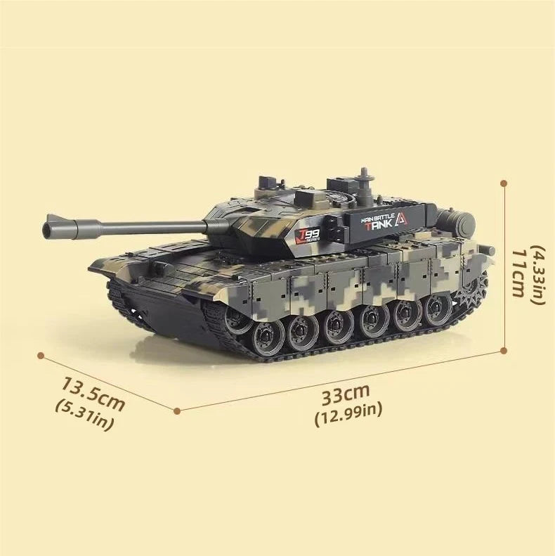 CONUSEA 33cm RC War Tank | Crawler Battle Vehicle Electric Model CE Certified Toy