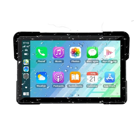 JMCQ 5"/7" Motorcycle GPS Navigator 2K DVR | Wireless CarPlay Android Auto Waterproof