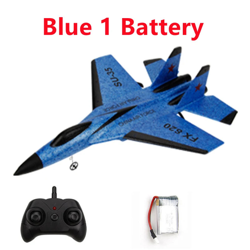 FX-620 SU-35 RC Fighter Airplane 2.4G | EPP Foam Glider Hobby Plane Kids Gift