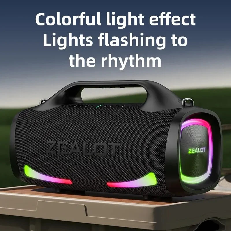 Zealot S79 Portable Party Speaker | Bluetooth 5.2 24-Hour Playtime Handle