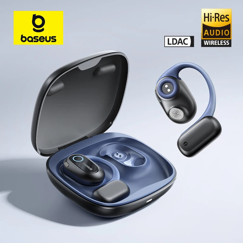 Baseus Bowie MF1 Open-Ear Sport Earphones BT 5.4 | Big Bass EarHooks 60H Playtime