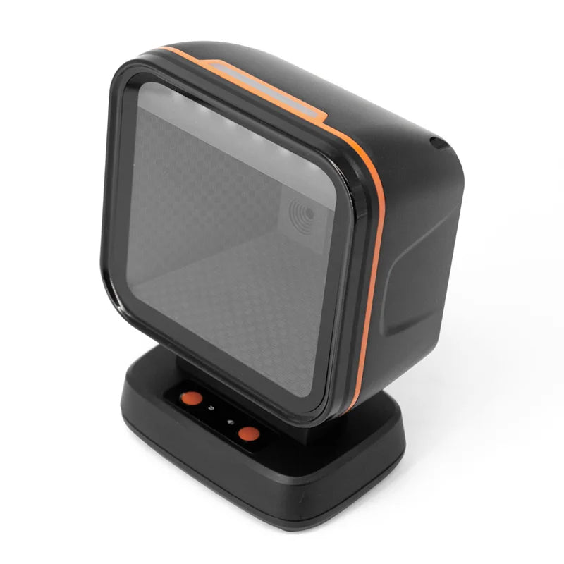 SYCREADER TD-X1 2D Desktop Barcode Scanner | Global Exposure 1D QR Hands-Free Retail