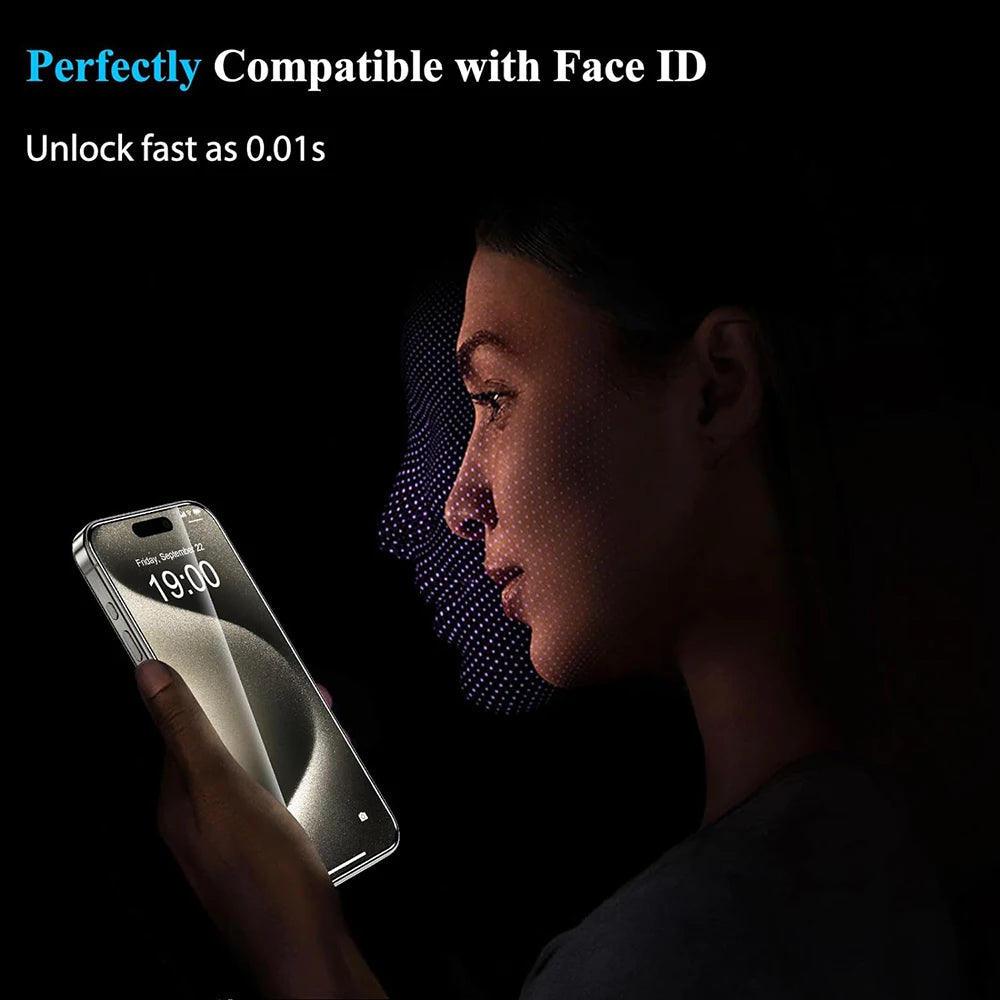 YXY·CF iPhone Tempered Glass Screen Protector 4-Pack | iPhone 7–16 Pro Max