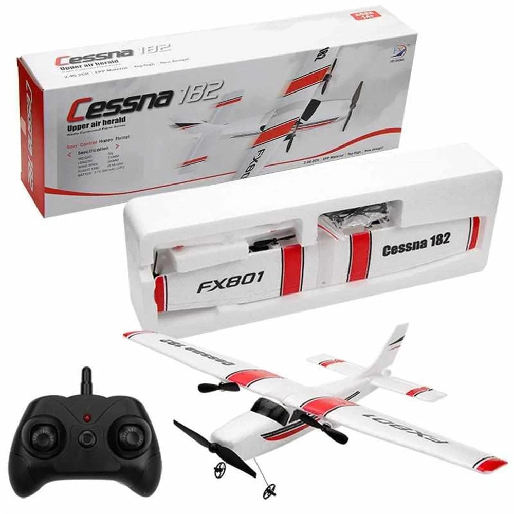 FX801 RC Plane 2.4G 2CH RTF EPP Foam | Fixed Wingspan Aircraft Toy Gift Kids