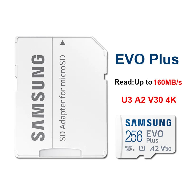Samsung microSD Card EVO Plus/PRO Plus/PRO Ultimate | 64GB–512GB 4K UHD SDXC