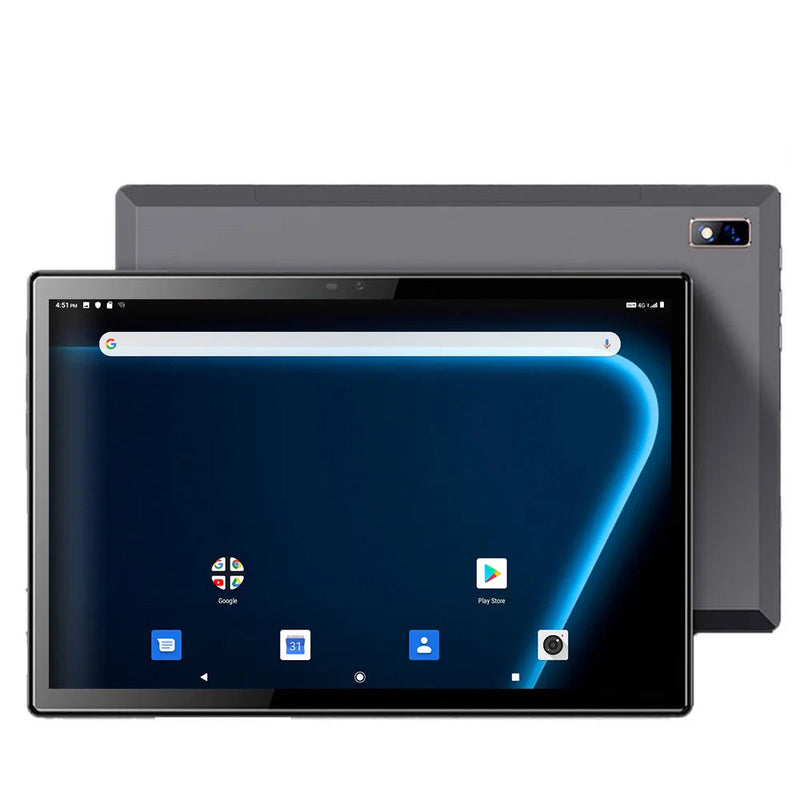 BDF Global 10.1" Android Tablet 8GB 256GB 4G | AI Speed-Up 6000mAh Google WiFi