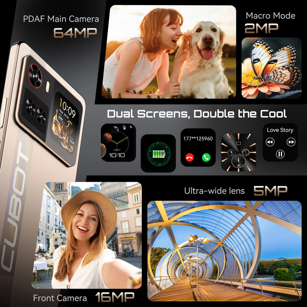 Cubot X100 5G Smartphone Dimensity 7025 | 6.88" 16GB 256GB 64MP 5100mAh Android 15