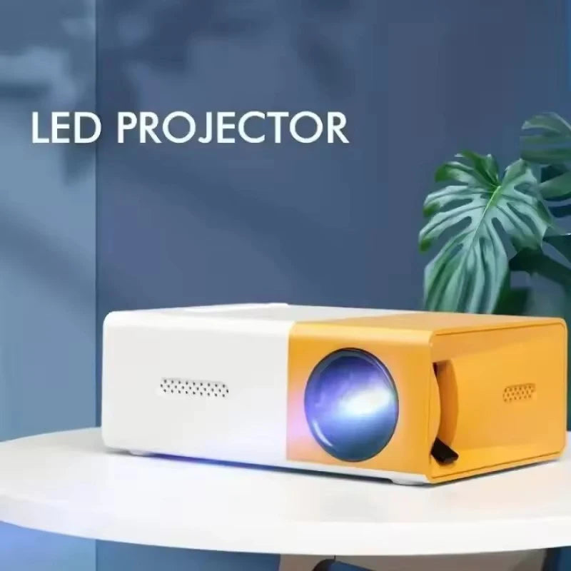 YG300 LED Mini HD 1080P Portable Projector | USB Outdoor Children's Home Cinema
