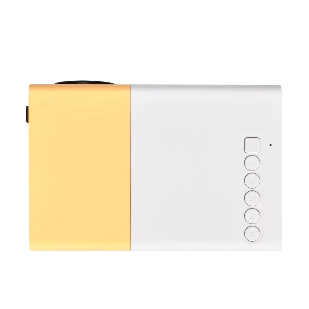 YG300 LED Mini HD 1080P Portable Projector | USB Outdoor Children's Home Cinema