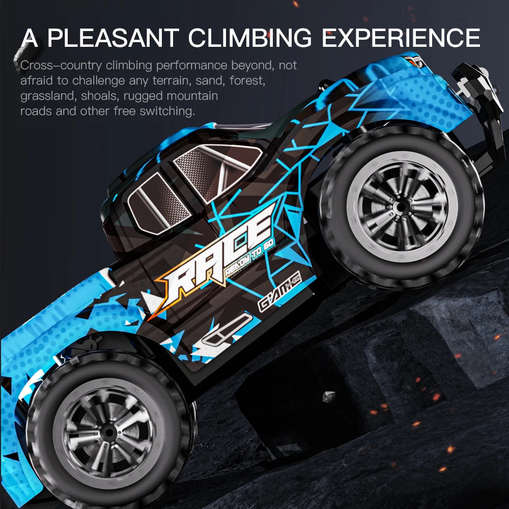 ZWN 2.4G RC Car 1:16/1:20 2WD LED Light | Off-Road Climbing Vehicle Outdoor Toy