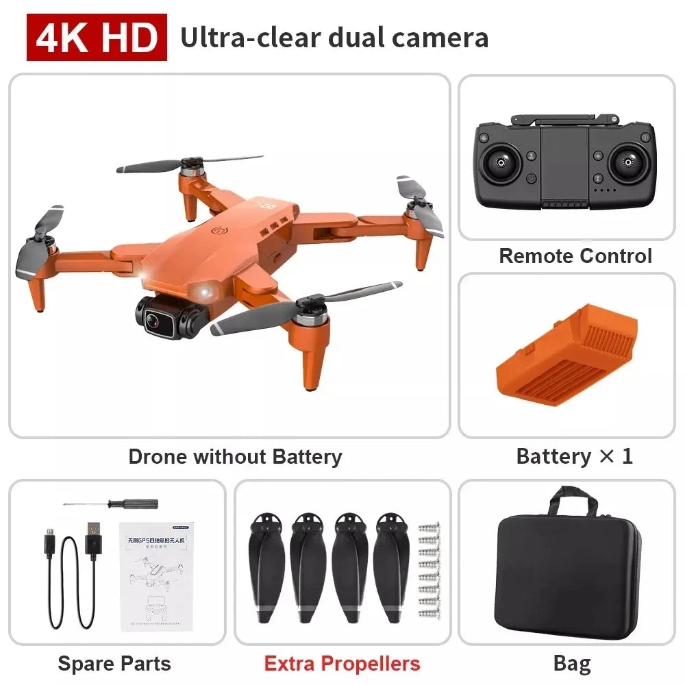 L900 Pro 4K GPS Drone 5G | Brushless Dual Camera 1.2KM Range FPV Foldable