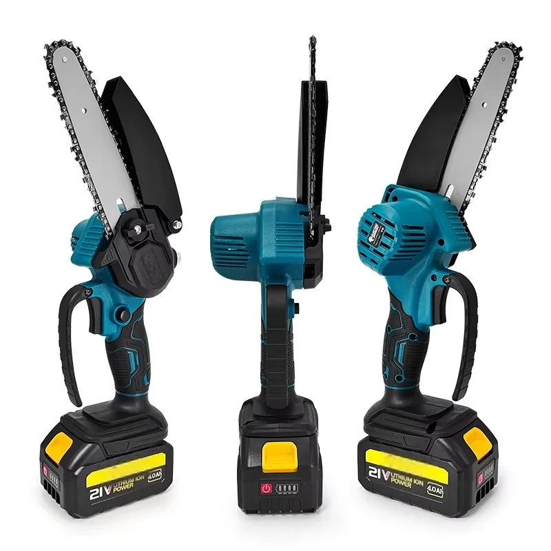 6" Mini Electric Chainsaw 1700RPM | One-Hand Portable Fit 18V Makita Battery