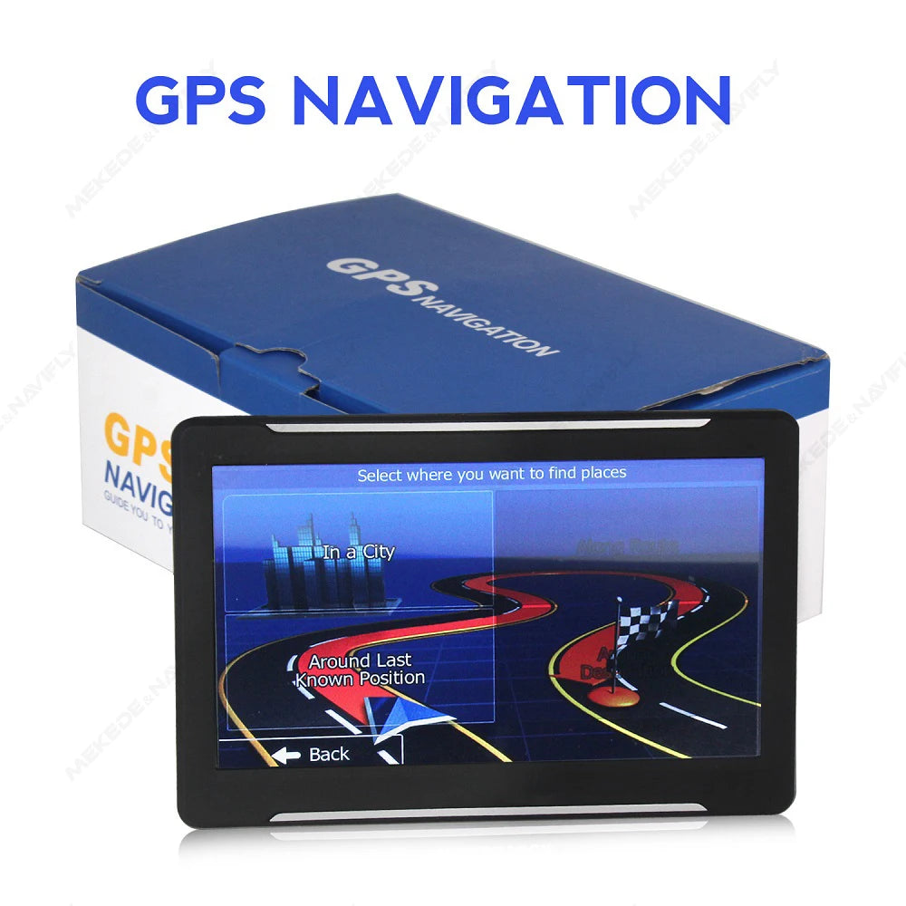 NAVIFANS 7" Car GPS Navigator Touch Screen | Europe Maps TF FM Video + Sunshade