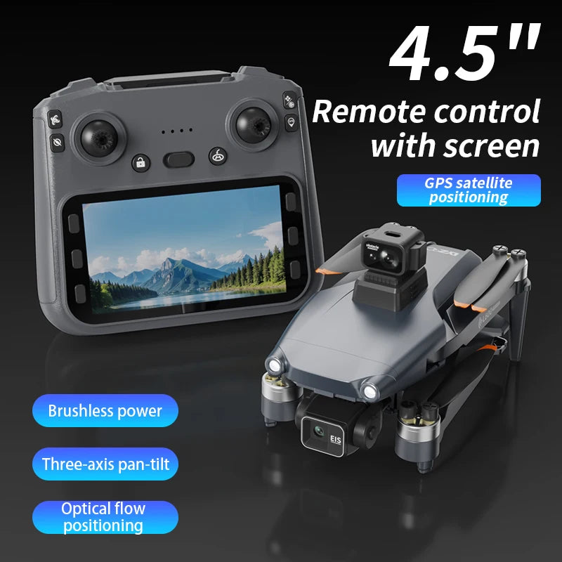 L600 Pro Max Drone 8K Camera 3-Axis Gimbal | 360° Obstacle Avoidance Brushless FPV