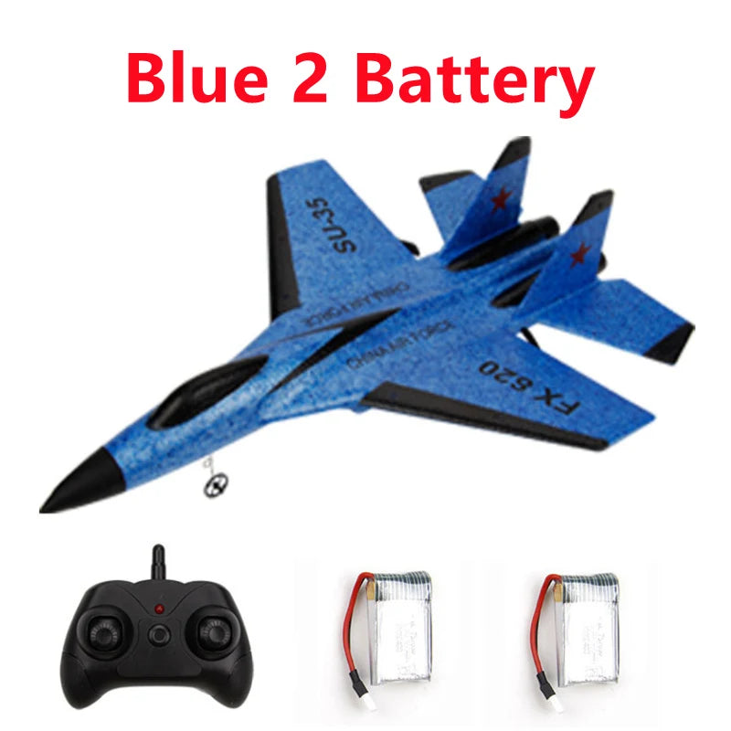 FX-620 SU-35 RC Fighter Airplane 2.4G | EPP Foam Glider Hobby Plane Kids Gift