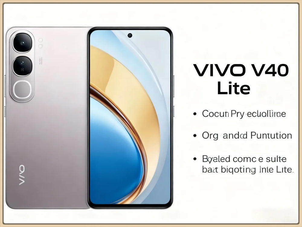 VIVO V40 Lite Smartphone | 6.78" HD+ 50MP 5000mAh 44W Fast Charge Android 14