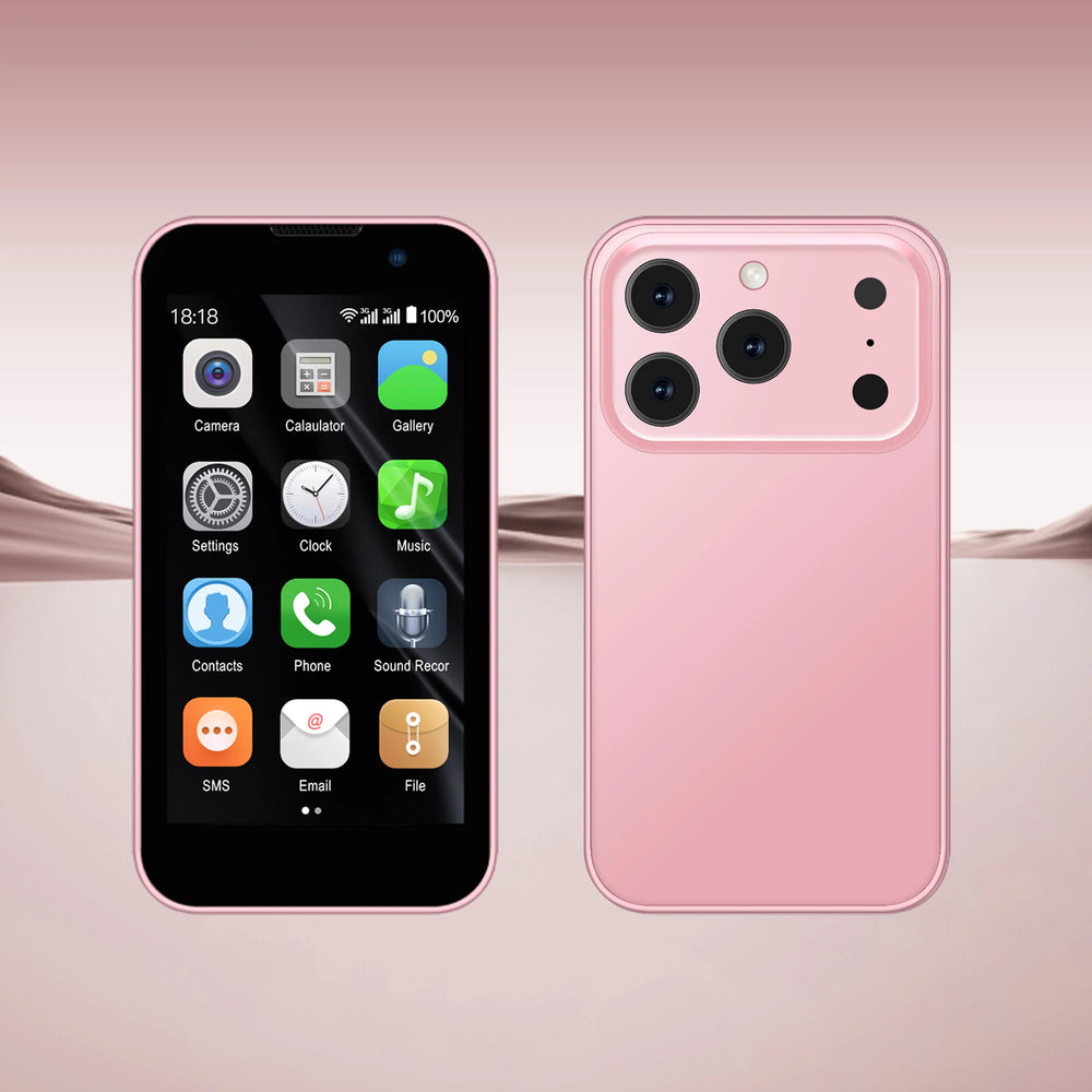 SERVO Mini Smartphone 3.0" HD | 2GB+16GB 3G GPS Face Unlock Android 9 Pocket Phone