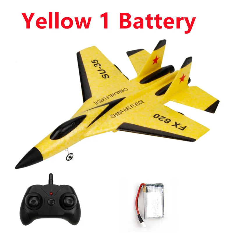 FX-620 SU-35 RC Fighter Airplane 2.4G | EPP Foam Glider Hobby Plane Kids Gift