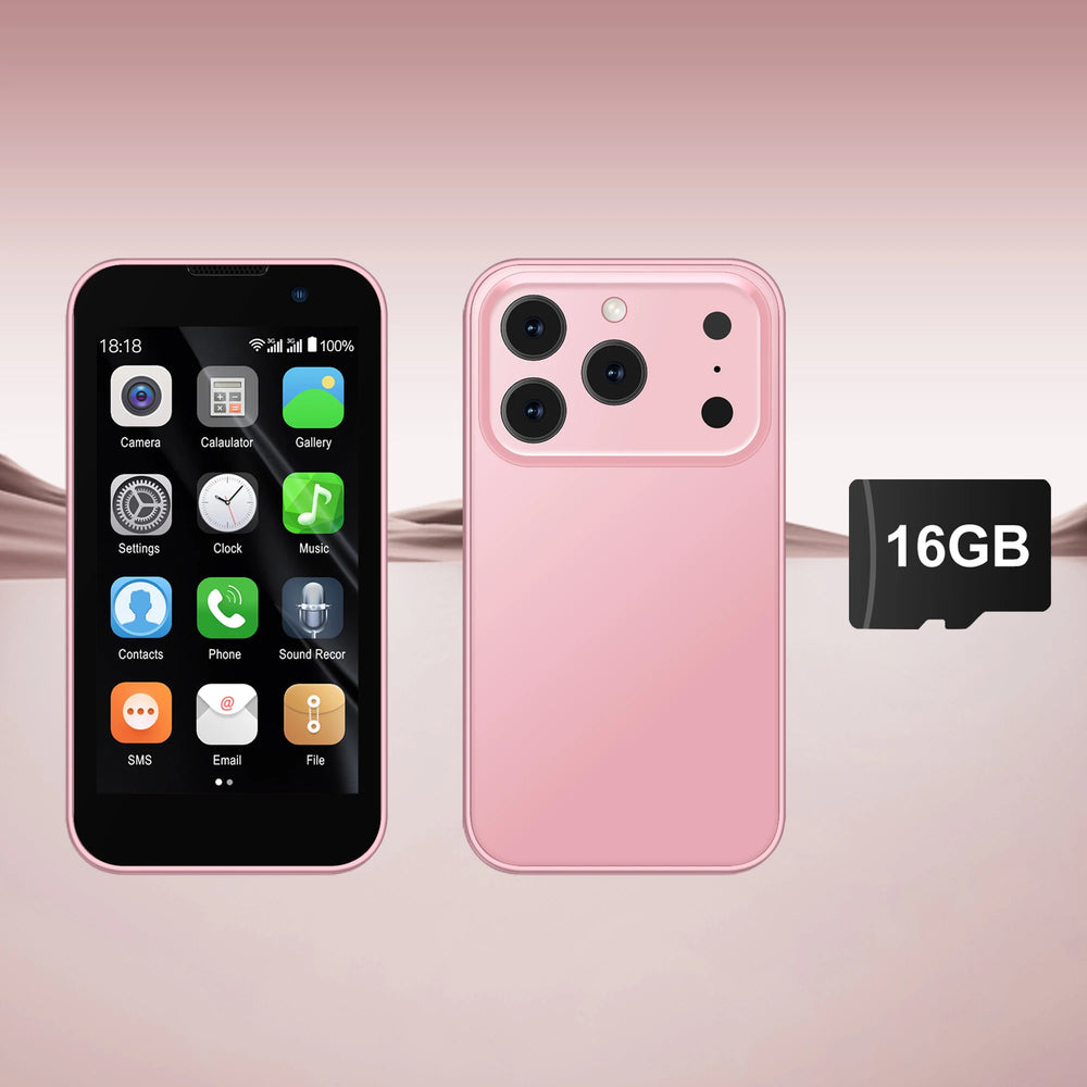 SERVO Mini Smartphone 3.0" HD | 2GB+16GB 3G GPS Face Unlock Android 9 Pocket Phone