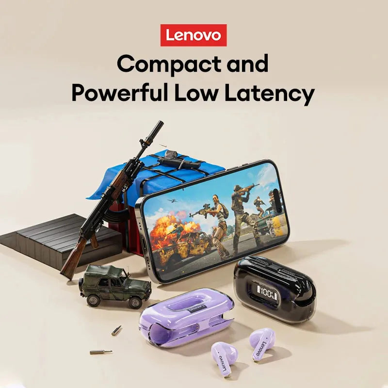 Lenovo X15 II TWS Earbuds Bluetooth 5.3 | HiFi Music Sports Audio-Video Sync