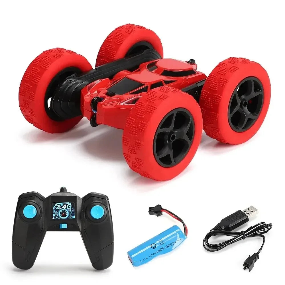 Chriyungel Double-Sided Flip RC Stunt Car 2.4G | 360° Rotation High Speed Drift