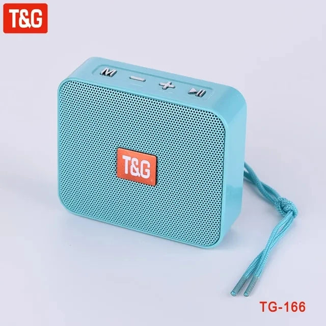 TG166 Portable Bluetooth Mini Boombox Speaker | USB TF Bass Column Outdoor