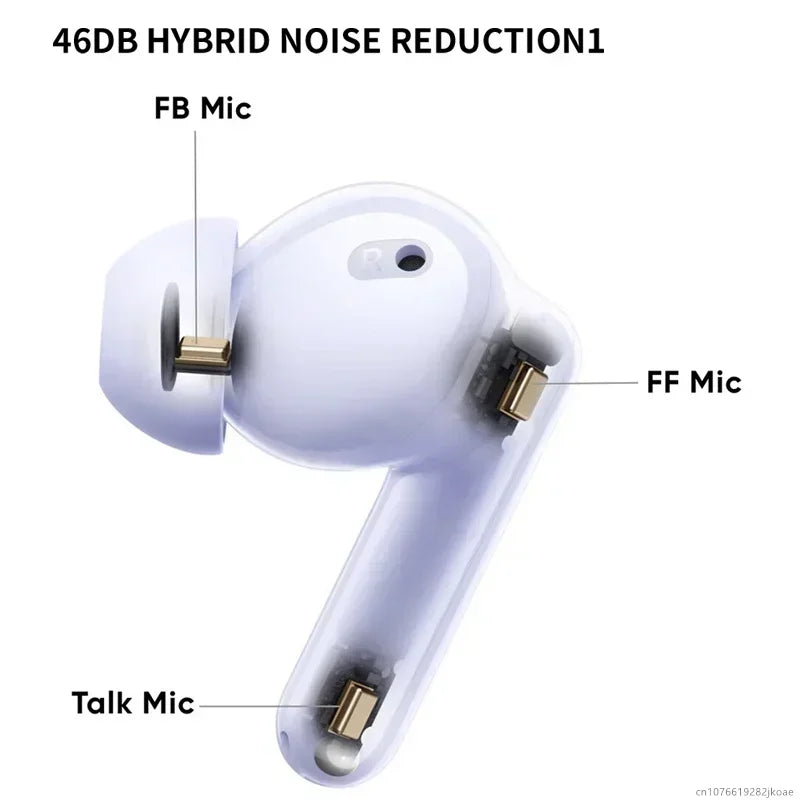 realme Buds T310 TWS Earbuds BT 5.4 | 46dB ANC HiFi Gaming Music Long Standby