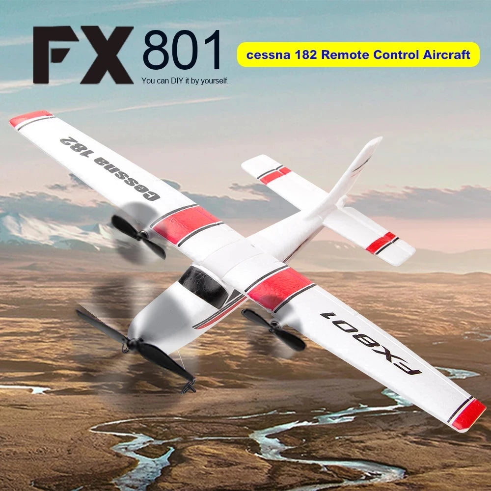 FX801 RC Plane 2.4G 2CH RTF EPP Foam | Fixed Wingspan Aircraft Toy Gift Kids