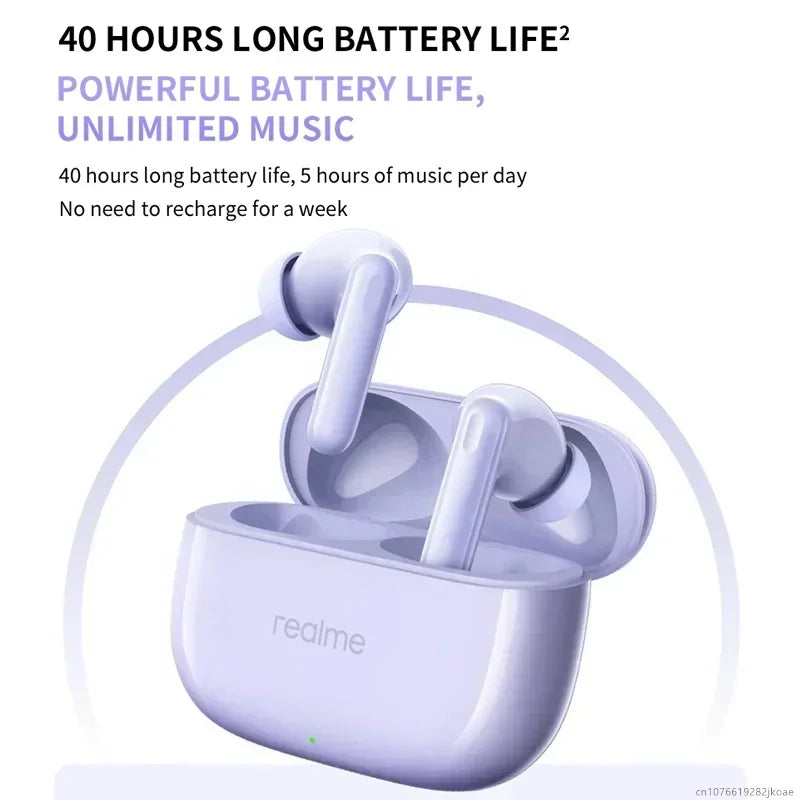 realme Buds T310 TWS Earbuds BT 5.4 | 46dB ANC HiFi Gaming Music Long Standby