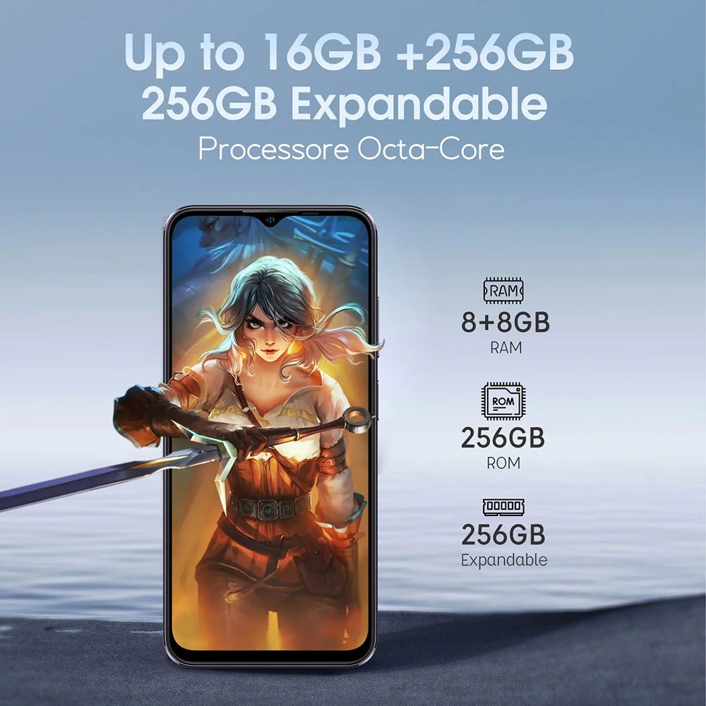 Ulefone Note 16 Pro 4G Global | 16GB 256GB Android 13 50MP 6.52" 4400mAh GPS
