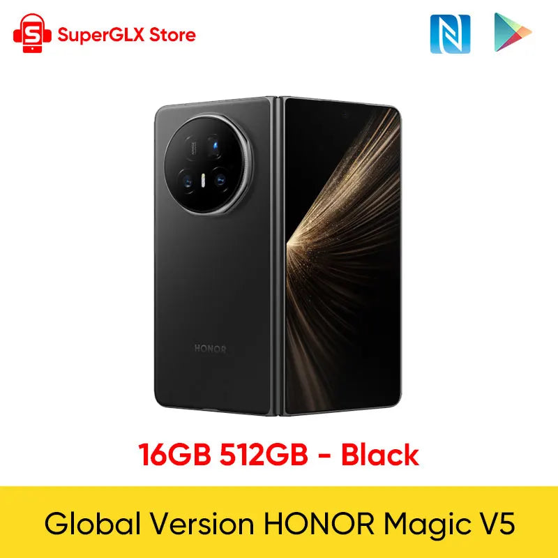 HONOR Magic V5 5G Foldable Smartphone Snapdragon 8 Elite | 7.95" LTPO OLED 5820mAh