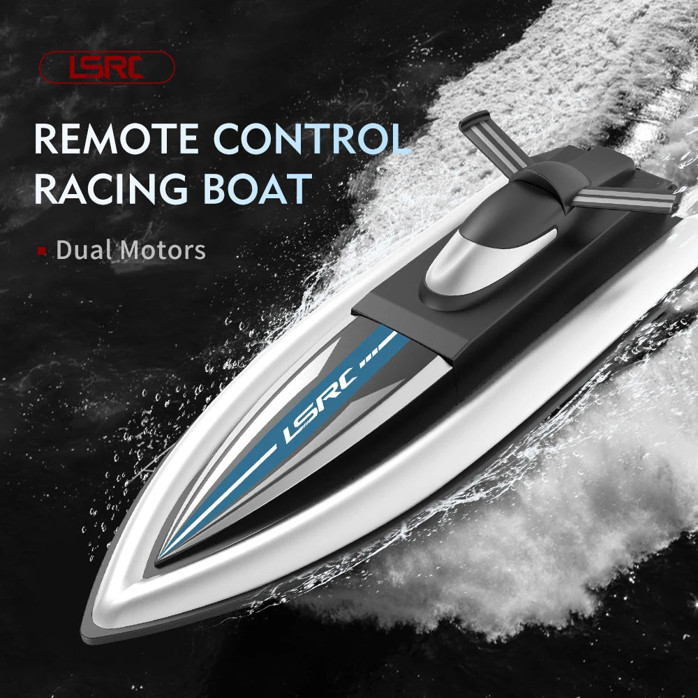 LSRC-B8 2.4G RC High Speed Racing Boat | Waterproof Electric Speedboat 14Y+ Toy