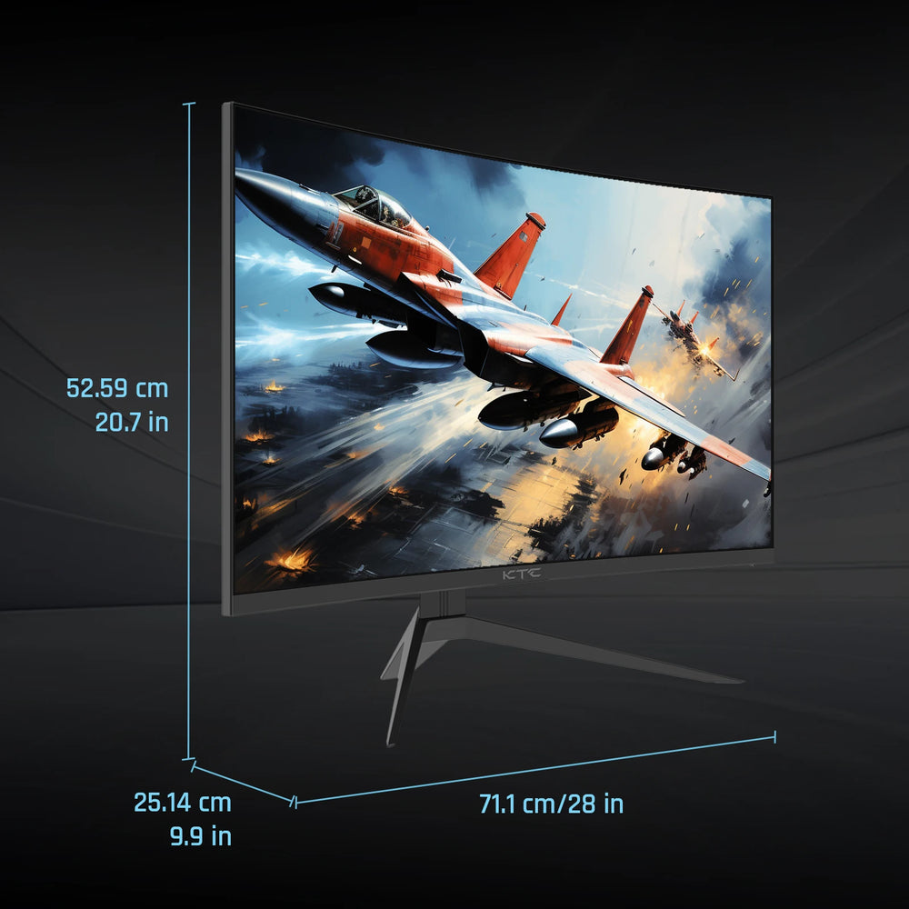KTC 32" 240Hz Curved Gaming Monitor 1500R | 1080P 125% sRGB 1ms FreeSync G-Sync HDR10