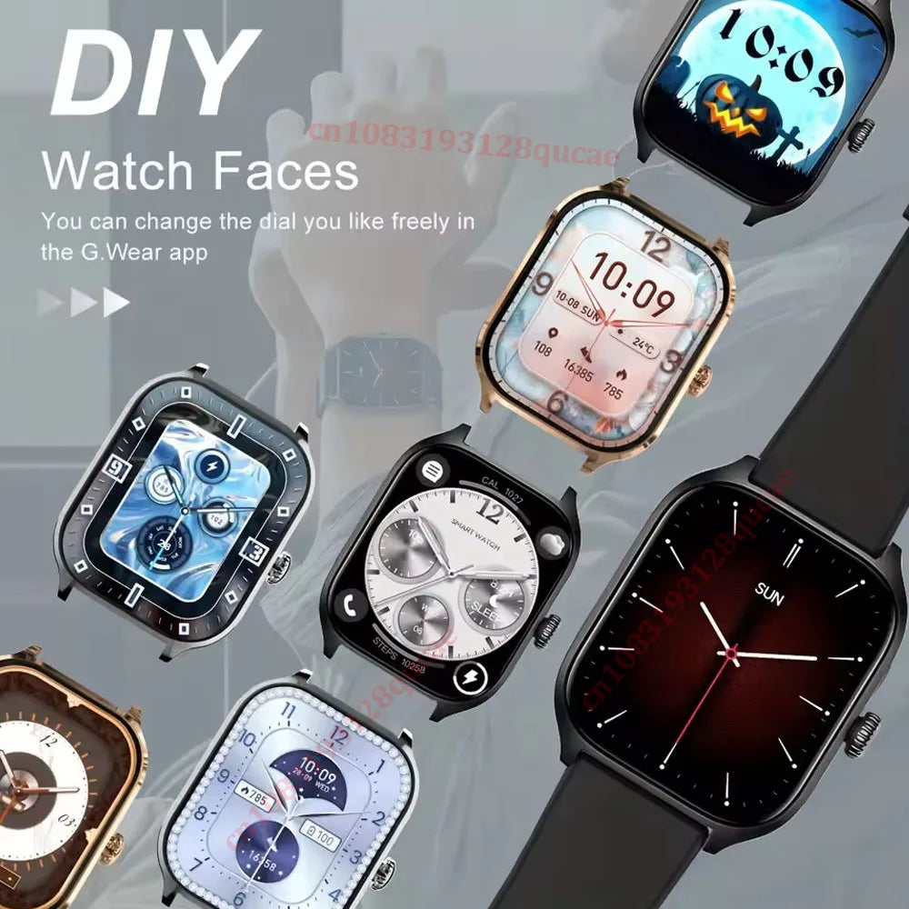 2026 Smart Watch 2.01" Colour Screen BT Call | Fitness Tracker Activity Android iOS