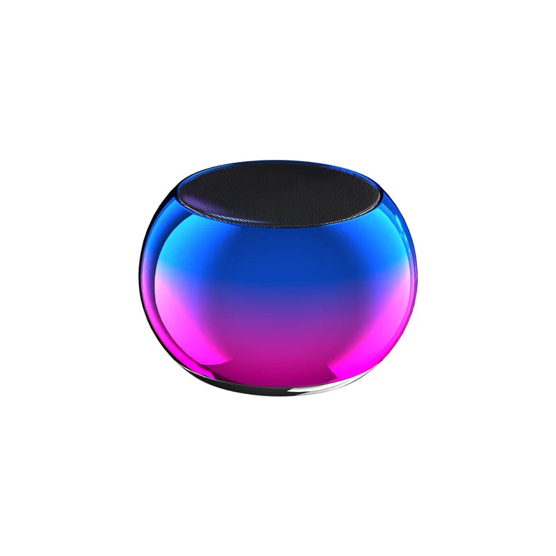 Steel Gun Metal Mini Bluetooth Speaker | Portable Heavy Subwoofer Home Office