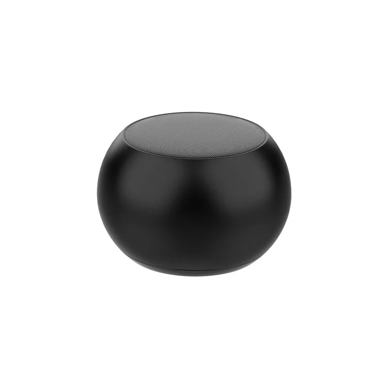 Steel Gun Metal Mini Bluetooth Speaker | Portable Heavy Subwoofer Home Office