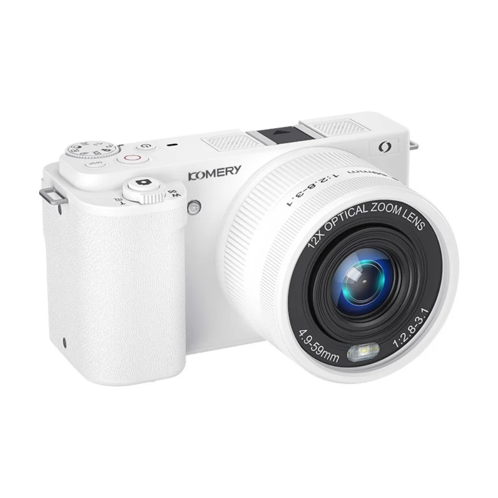 4K 64MP Digital Camera 12X Optical Zoom | Flip Screen Vlog Camcorder Livestream
